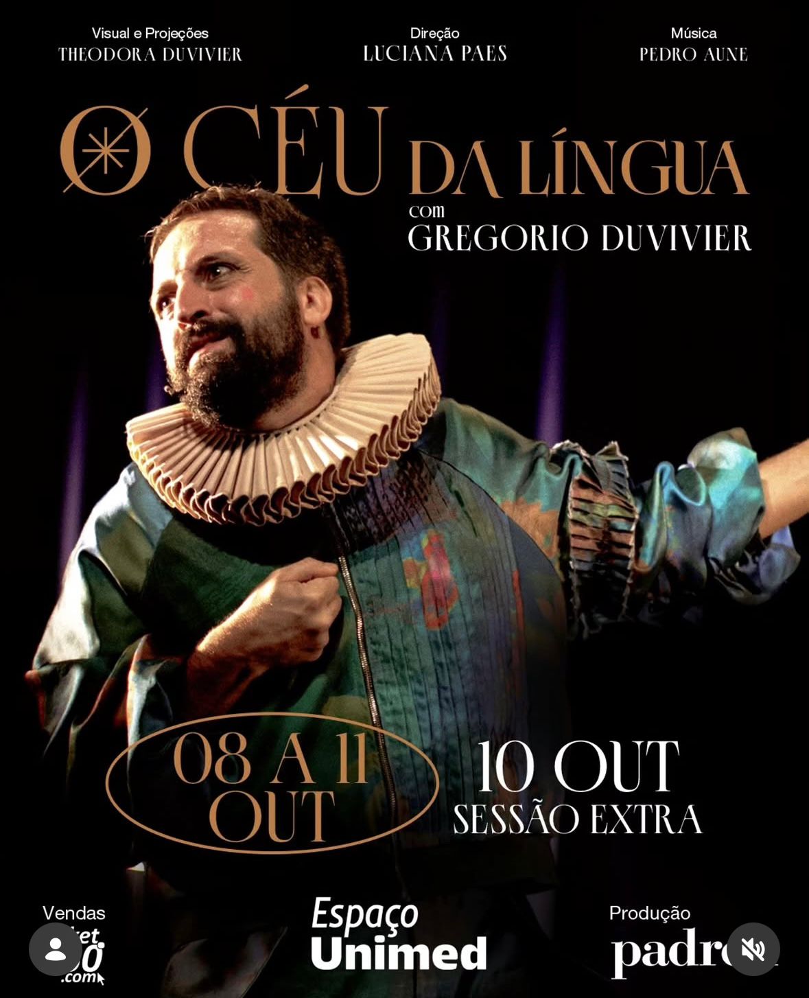 2 Ingressos - "O céu da Lingua" 