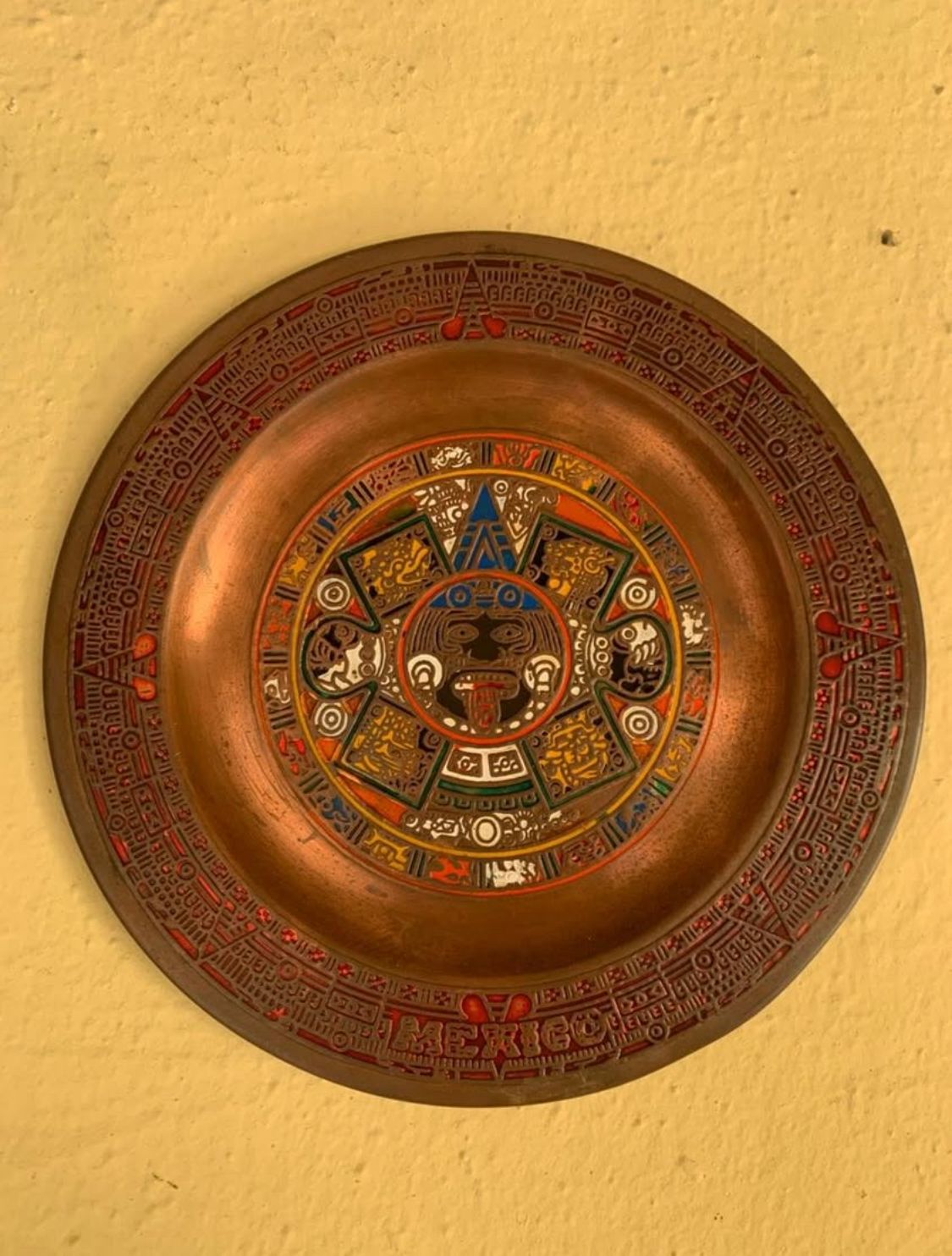 Prato Mexicano em Bronze