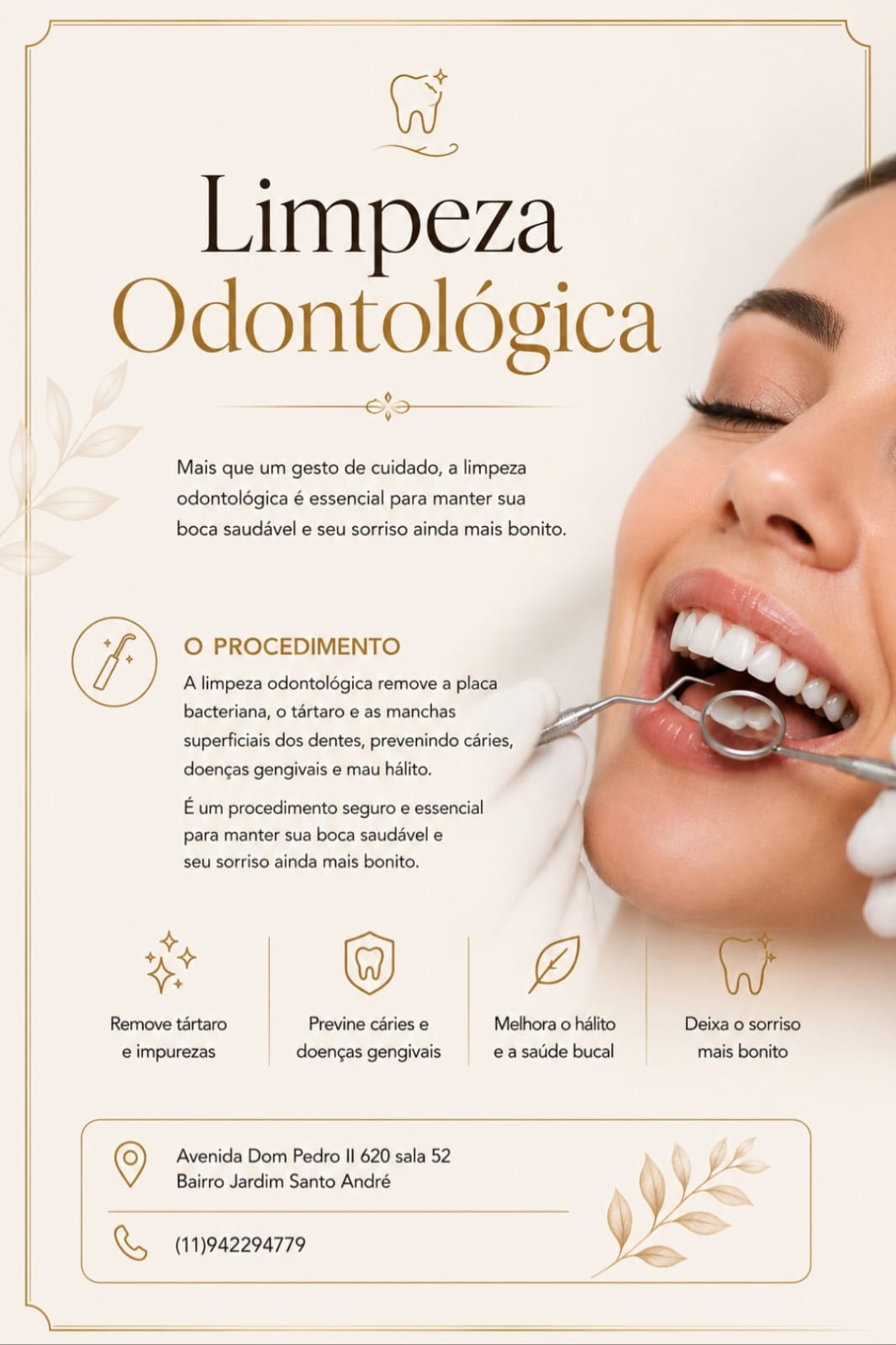 Limpeza Odontológica (Santo André) 